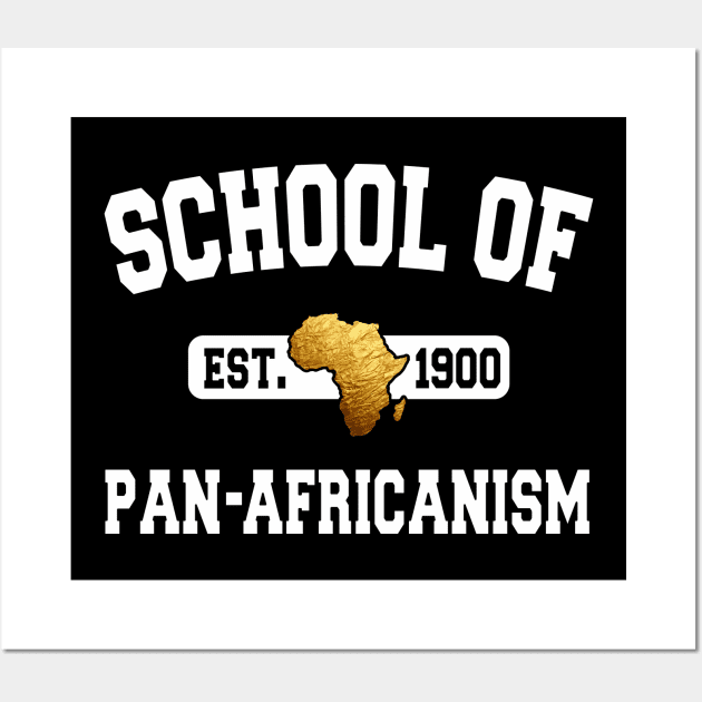 Pan African Shirt | African Clothing | Afrocentric Tee | Black History Month | Juneteenth Shirt Wall Art by Panafrican Studies Group